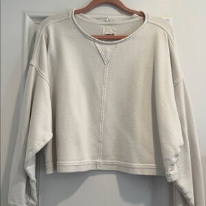 Aerie Cream Sweatshirt